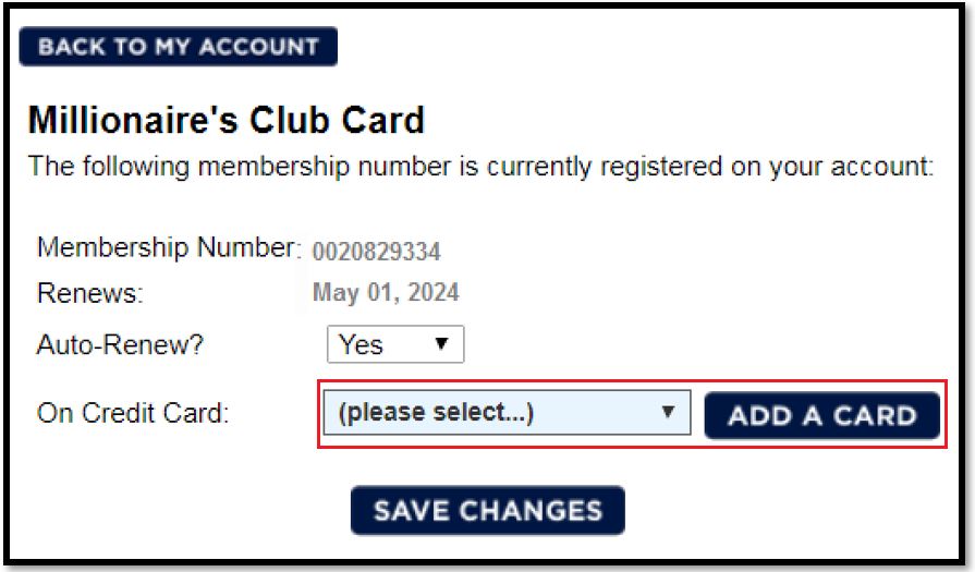 How to manually add your club membership (if you have already paid