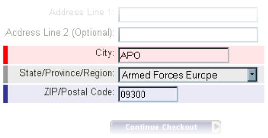 How Should I Enter An Apofpo Shipping Address On The Order Form Customer Help Desk 5149